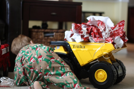 Christmas 2009 Dump Truck