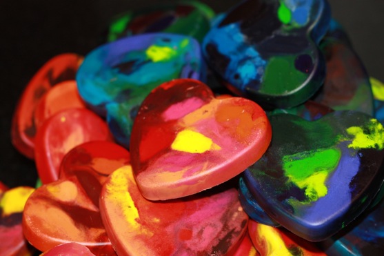 Heart Crayons 2