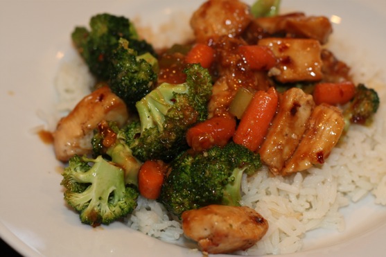 Sweet Peanut Chicken Stir Fry