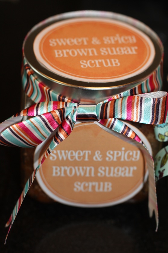 Sweet and Spicy Brown Sugar Scrub